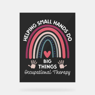 Arbeitstherapeut Acrylschild