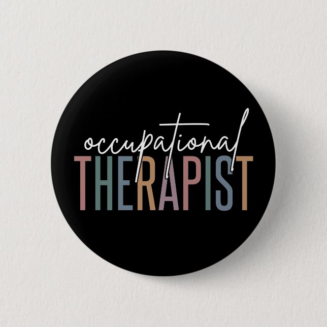 Arbeitstherapeut | Arbeitstherapie Button (Vorderseite)