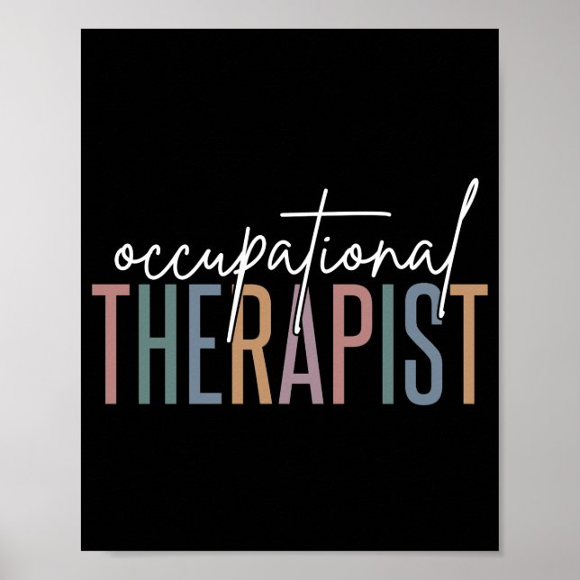 Arbeitstherapeut | Arbeitstherapie Poster (Vorne)