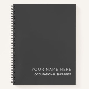 Arbeitstherapeut für das Custom Spiral Notebook Notizbuch