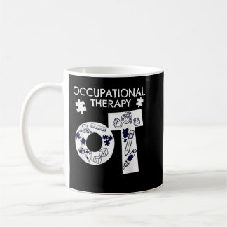 ArbeitstherapeutIn gibt Geschenke für die Berufsth Kaffeetasse