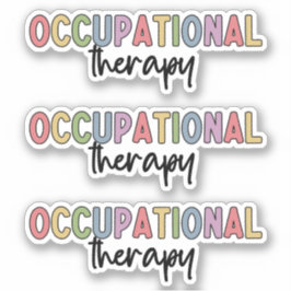Arbeitstherapie | Arbeitstherapeut Aufkleber