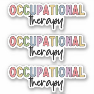 Arbeitstherapie   Arbeitstherapeut Aufkleber