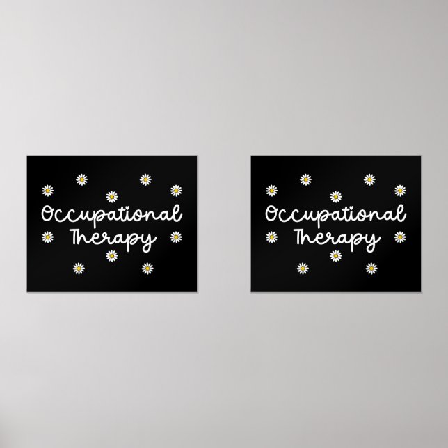 Arbeitstherapie - Arbeitstherapeut Bilderwand Sets (Vorderseite)