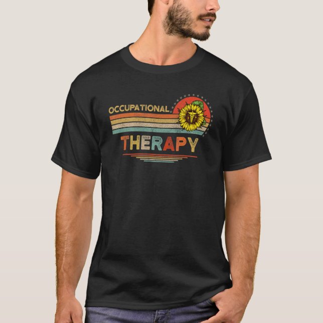Arbeitstherapie Der Therapeut Inspirierte bis zu e T-Shirt (Vorderseite)