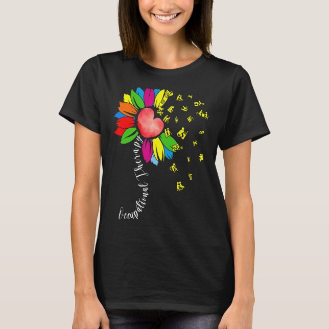 Arbeitstherapie Der Therapeut Inspirierte bis zu e T-Shirt (Vorderseite)