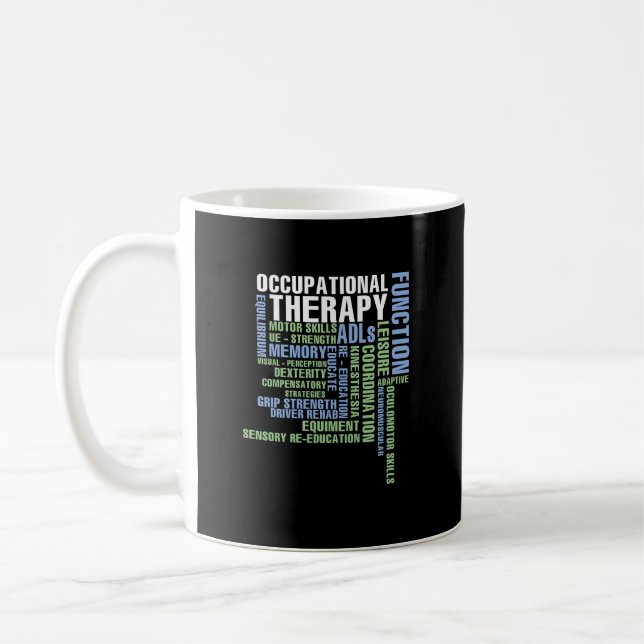 Arbeitstherapie für OT Monat Kaffeetasse (Links)