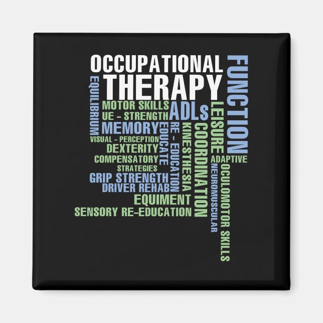 Arbeitstherapie für OT Monat Magnet (Vorne)