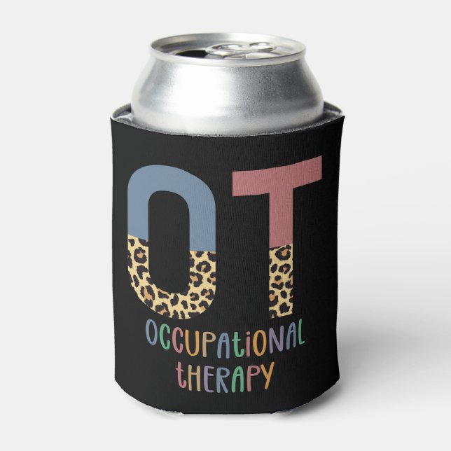 Arbeitstherapie OT Cheetah Future OT Geschenke Dosenkühler (Kanne Vorderseite)
