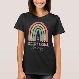 Arbeitstherapie OT Therapeut Regenbogen T-Shirt
