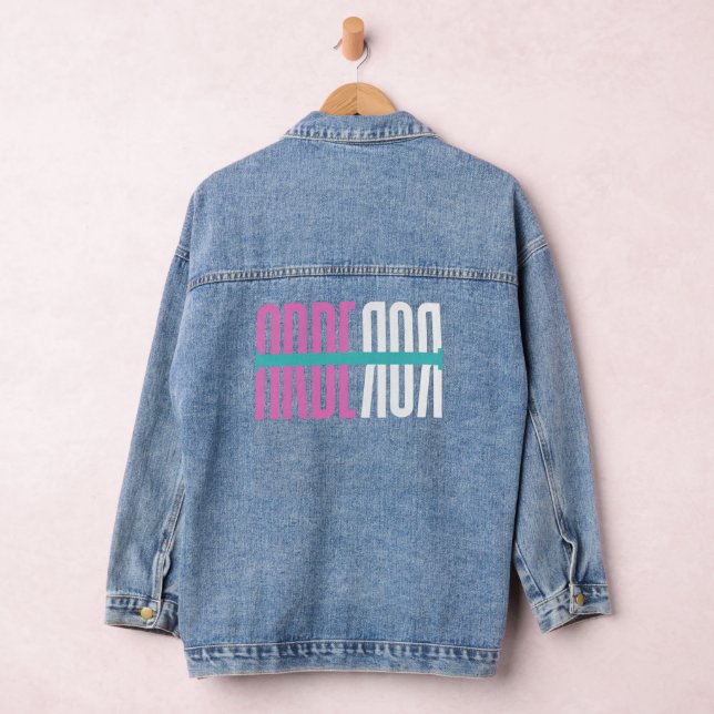 Arberor Brand Denim Jacket - Bold Streetwear Jeansjacke (Hangar)