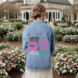 Arberor Brand Streetwear Denim Jacket Jeansjacke