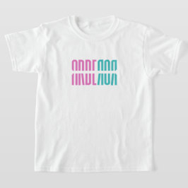 Arberor Girls’ Basic T - Shirt - Fett Graphic Desi