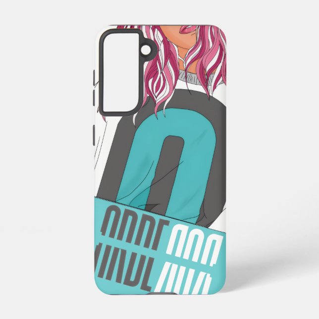 Arberor Phone Case - Bold Streetwear Illustration Samsung Galaxy Hülle (Rückseite)