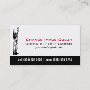 Arbitre du football - carte de visite personnel