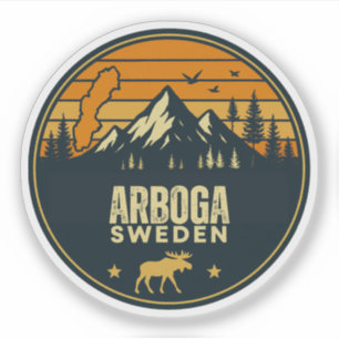 Arboga, Schweden Sverige Aufkleber