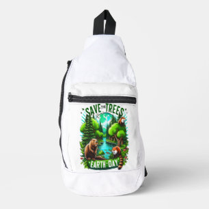 Arbor Anthem Earth Day T-Shirt Crossbody Bag