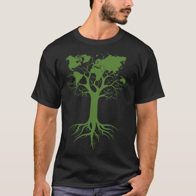 Arbor Day 2021 Earth Tree Planter Climate Change E T-Shirt (Vorderseite)