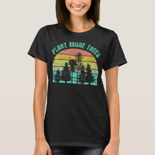 Arbor Day 2021 Pflanze Mehr Bäume Retro Nature Cli T-Shirt
