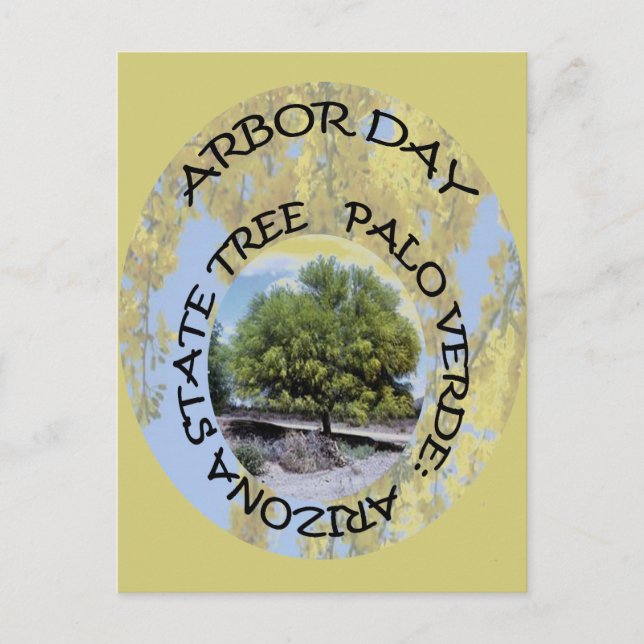 ARBOR DAY ARIZONA POSTKARTE (Vorderseite)