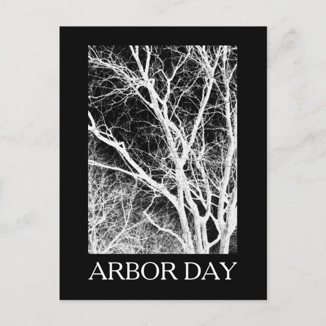 Arbor-Day-Geistbaum Postkarte (Vorderseite)