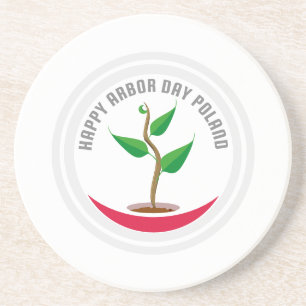 Arbor Day Polen Untersetzer
