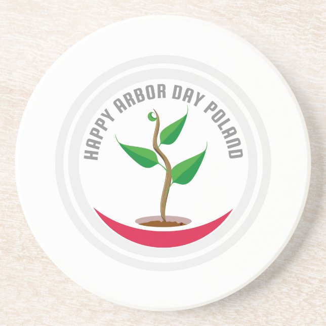 Arbor Day Polen Untersetzer (Vorne)