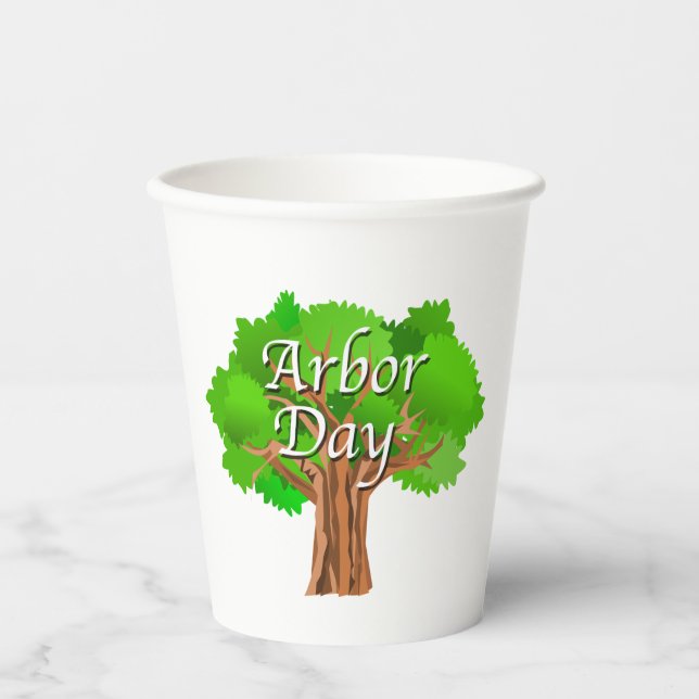 Arbor Day Tree Holiday Pappbecher (Vorderseite)