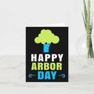 Arbor Day Tree Hugger Tree Pflege für einen glückl Karte