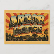 Arbor Lodge Nebraska Herrenhaus Gärten Waldgebiete