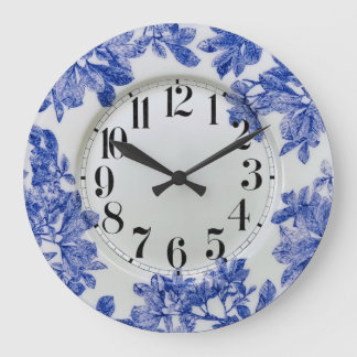 Arbor Plaque bleue Acryllique Horloge murale