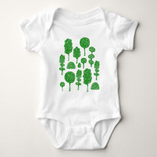 Arboretum 230715 - Grün Baby Strampler