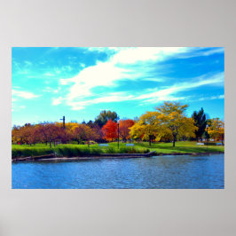 Arboretum Herbst Poster