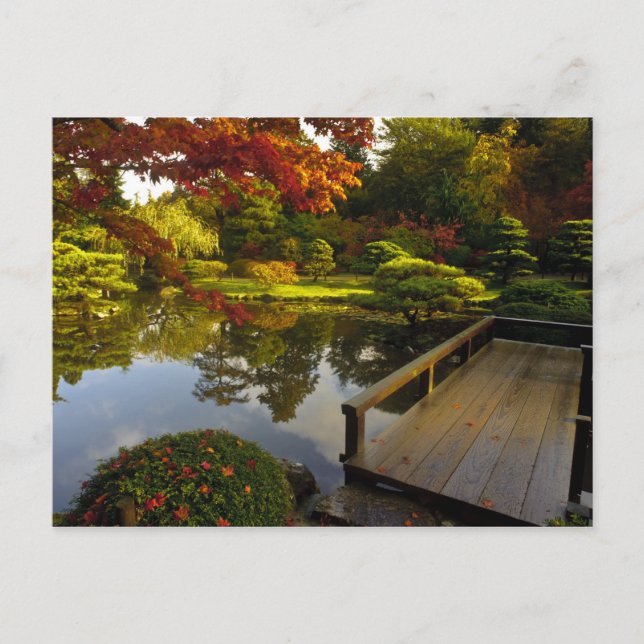 Arboretum, Japanischer Garten, Seattle, Washington Postkarte (Vorderseite)