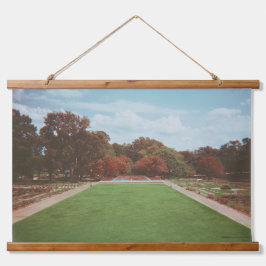 Arboretum Landschaft, Lomochrom Lila Wandteppich Mit Holzrahmen