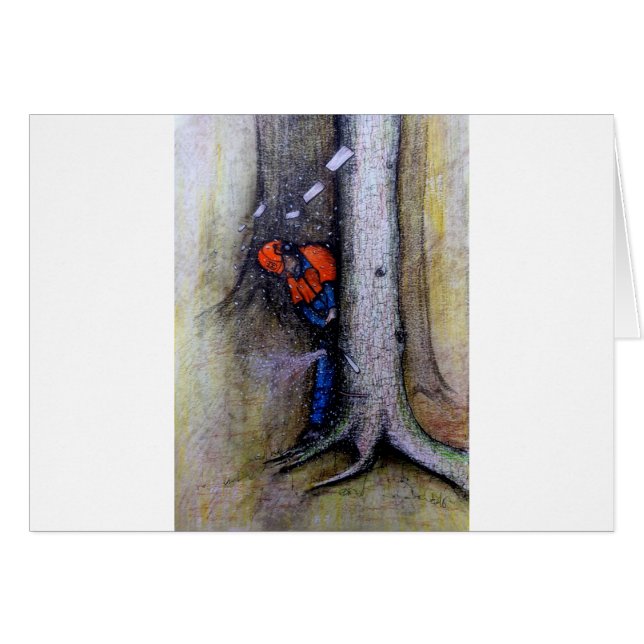 Arborist-Baum-Chirurg (Vorderseite (Horizontal))