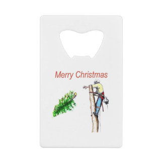 Arborist Chainsaw Baum Chirurg Geschenk Weihnachte Geldbeutel Flaschenöffner