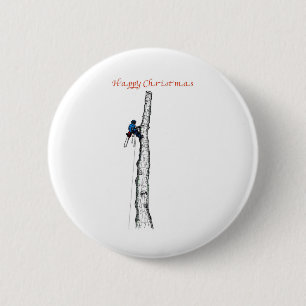 Arborist chainsaw tree über Gift Present Button