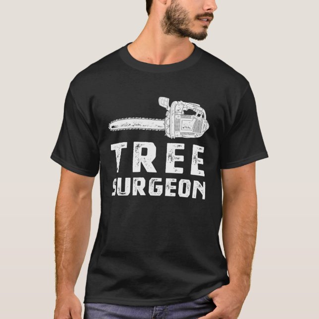 Arborist Chainsaw Tree Work Lumberjack T-Shirt (Vorderseite)