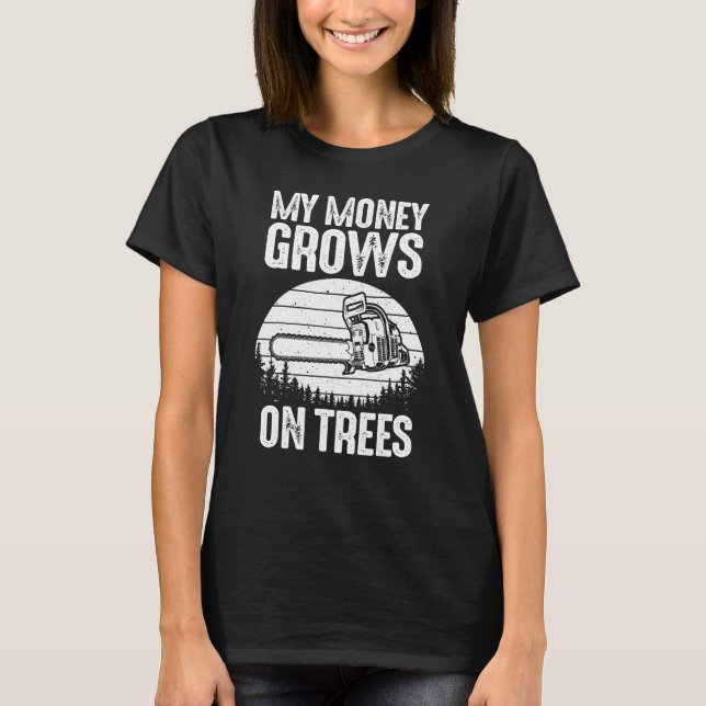 Arborist Logger Men Cool Tree Climber Lumberjack 2 T-Shirt (Vorderseite)