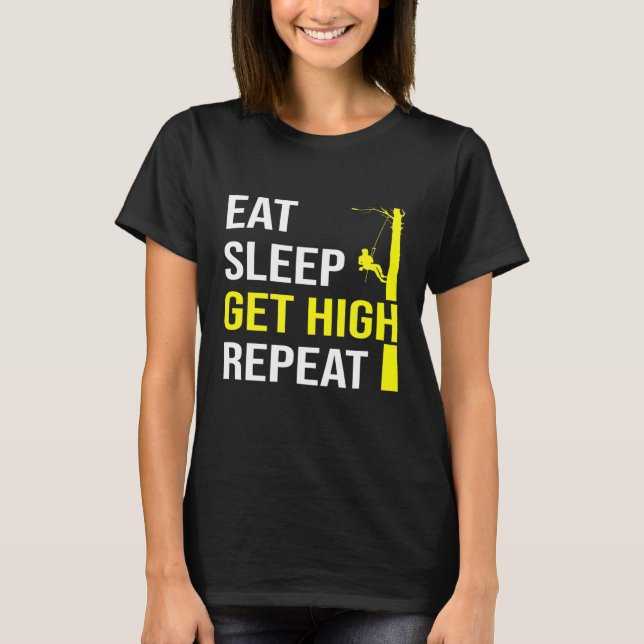 Arborist Lumberjack Tree Cutter T-Shirt (Vorderseite)