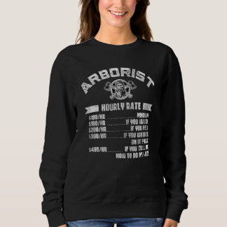 Arborist Stundensatz Lumberman Sweatshirt
