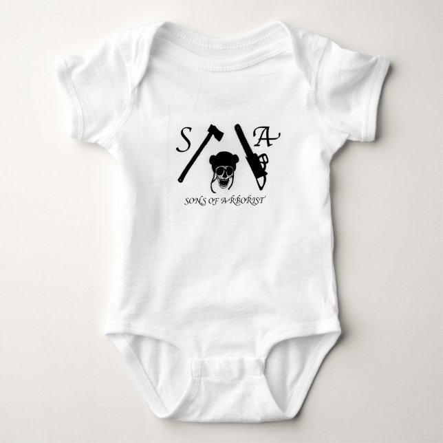 Arborist Trechirurg Geschenk Baby Strampler (Vorderseite)