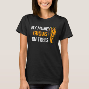 Arborist Tree Climber Logger Lumberjack für Männer T-Shirt