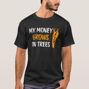 Arborist Tree Climber Logger Lumberjack für Männer T-Shirt