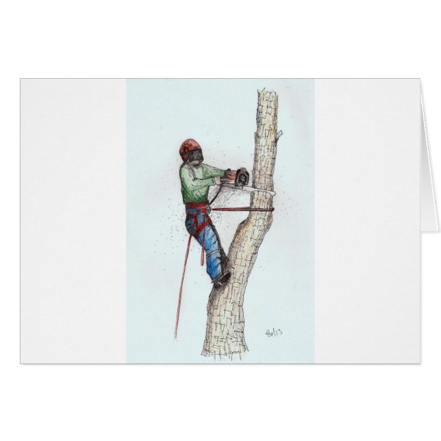 Arborist Tree Surgeon (Vorderseite (Horizontal))