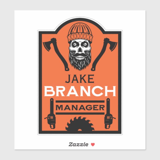 Arborist Tree Surgeon Aufkleber (Blatt)