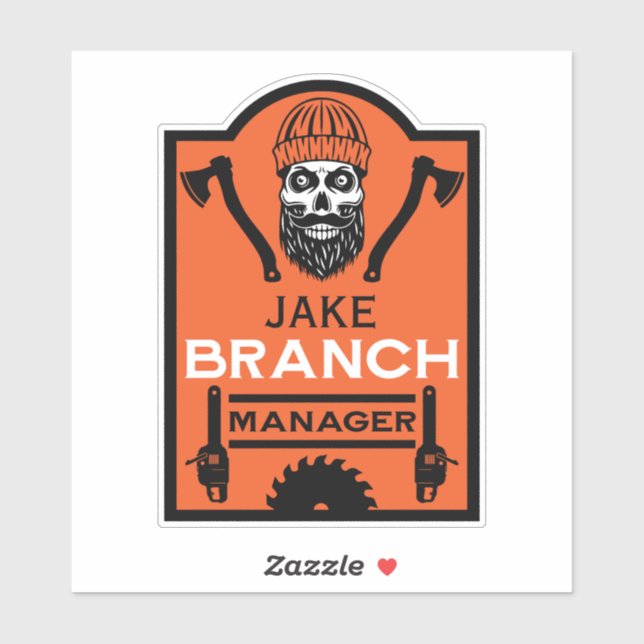 Arborist Tree Surgeon Aufkleber (Blatt)