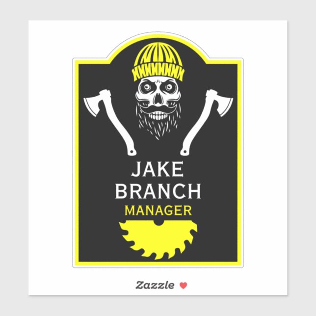 Arborist Tree Surgeon Aufkleber (Blatt)