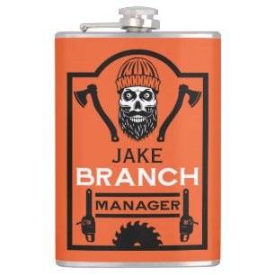 Arborist Tree Surgeon Flachmann